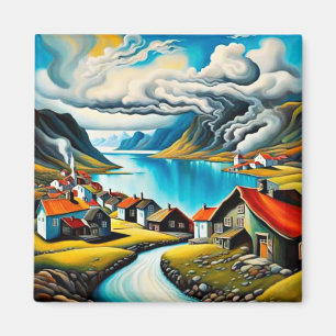 Kerk in fjord3 magneet