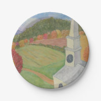 Kerk in het Bord Landpapier