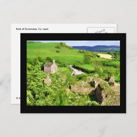 Kerk in het Briefkaart Green Valley (Voorkant / Achterkant)