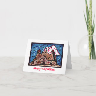 kerk in Isleta Feestdagen Kaart