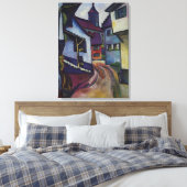 Kerk in Kandern August Macke Canvas Afdruk (Insitu (Slaapkamer))