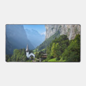 Kerk in Lauterbrunnen vallei, Zwitserland Bureaumat (Voorkant)