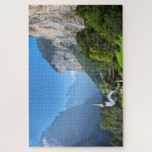 Kerk in Lauterbrunnen vallei, Zwitserland