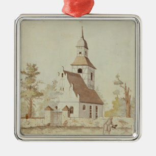 Kerk in Pankow, Berlijn Metalen Ornament