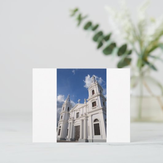 Kerk in Ponce Briefkaart (Staand voorkant)
