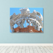 kerk in Puerto Vallarta, Mexico Canvas Afdruk (Insitu (Houten vloer))