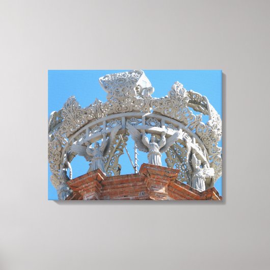 kerk in Puerto Vallarta, Mexico Canvas Afdruk (Voorkant)