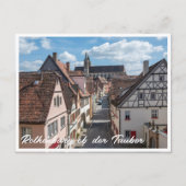 Kerk in Rothenburg ob der Tauber, Duitsland Briefkaart (Voorkant)