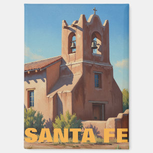 Kerk in Santa Fe New Mexico Magneet