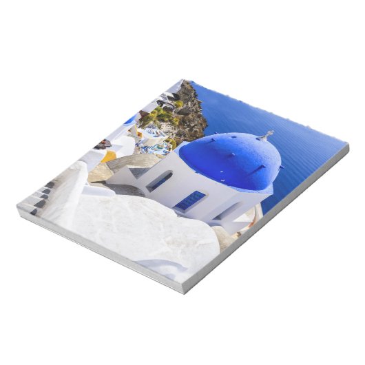 Kerk in Santorini notitieblok (Linkerzijde)