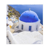 Kerk in Santorini notitieblok (Voorkant)