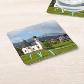 Kerk in Seefeld, onderzetter Oostenrijk (Schuin)