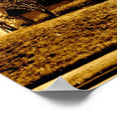 kerk in Sepiatone Poster (Hoek)