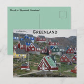 Kerk in Upernavik Groenland Briefkaart (Voorkant / Achterkant)