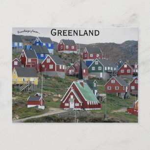 Kerk in Upernavik Groenland Briefkaart