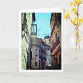 Kerk in Vilamarxant, Valencia, Spaans Kaart (Gele Bloem)