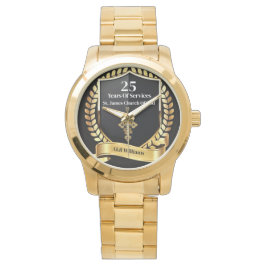 Kerk jaren van diensten horloge