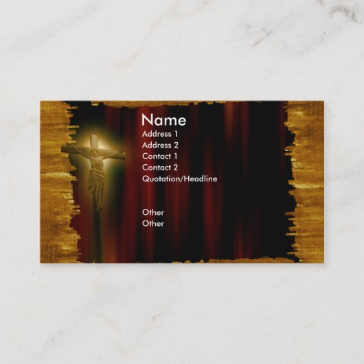 kerk_jesus_business visitekaartje (Voorkant)
