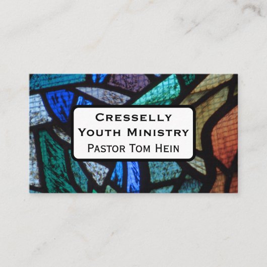 KERK Jeugd Pastor Ministerie Programma Visitekaartje (Voorkant)