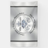 Kerk Jubileum Ideeën Decoreren Gepersonaliseerd Spandoek (Verticaal)