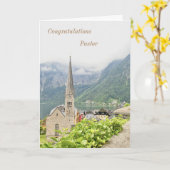 Kerk Jubileum Kaart Folded Wenskaart (Gele Bloem)