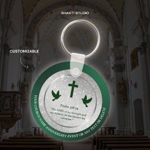 Kerk Jubileum Pastor Gift aangepaste Bijbel Verse Sleutelhanger