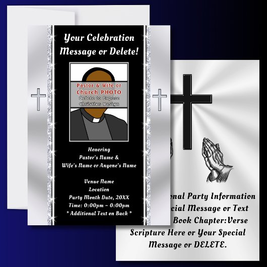 Kerk Jubileum Uitnodiging Kaart ELKE VIERING