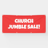 Kerk Jumble Sale! Bright Banner (Horizontaal)