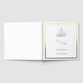 Kerk kalligrafie bruiloft gastenboek (Volledig)