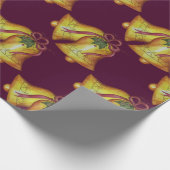 Kerk Kerst Bells Cadeaupapier (Hoek)