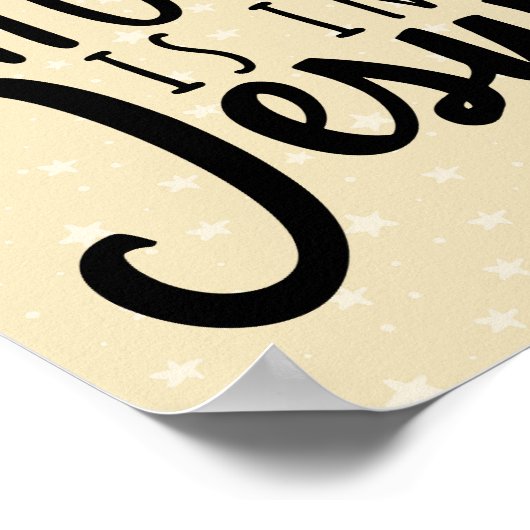 Kerk kinderkamer kunst Christelijke kinderkamer Poster (Hoek)