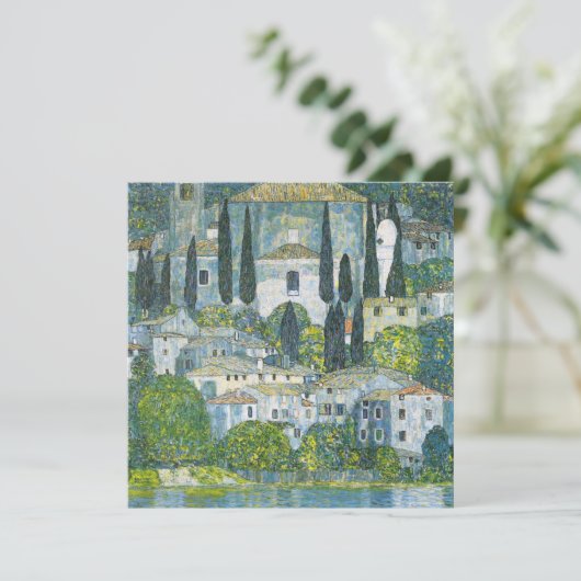 Kerk (Kirche) in Cassone door Gustav Klimt (Staand voorkant)