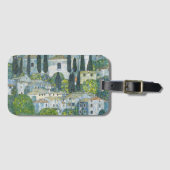 Kerk (Kirche) in Cassone door Gustav Klimt Bagagelabel (Voorkant (horizontaal))