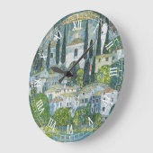 Kerk (Kirche) in Cassone door Gustav Klimt Grote Klok (Hoek)