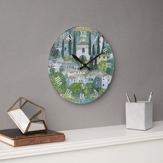 Kerk (Kirche) in Cassone door Gustav Klimt Grote Klok (Kantoor)