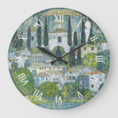 Kerk (Kirche) in Cassone door Gustav Klimt Grote Klok (Voorkant)