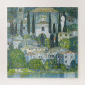 Kerk (Kirche) in Cassone door Gustav Klimt Legpuzzel (Verticaal)