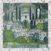 Kerk (Kirche) in Cassone door Gustav Klimt Legpuzzel