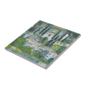 Kerk (Kirche) in Cassone door Gustav Klimt Tegeltje (Zijkant)