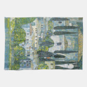 Kerk (Kirche) in Cassone door Gustav Klimt Theedoek (Horizontaal)