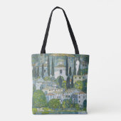 Kerk (Kirche) in Cassone door Gustav Klimt Tote Bag (Achterkant)