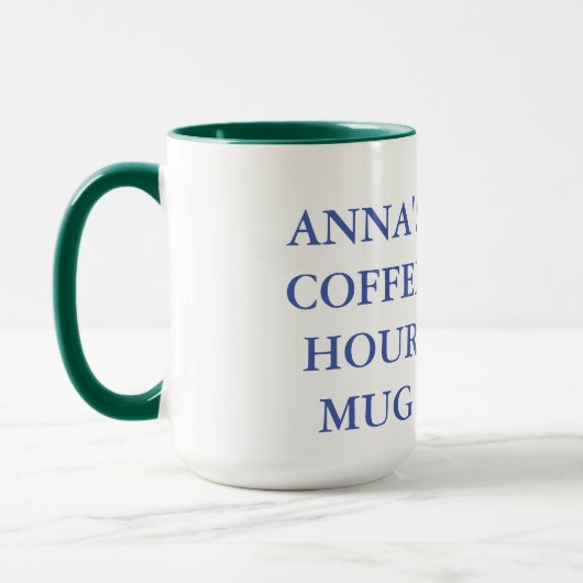 Kerk koffieuur mok met kruis (Links)