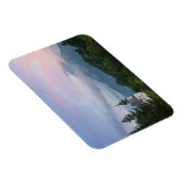 Kerk met Alpen-bergen bij zonsondergang Magneet (Rechterzijde)