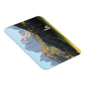 Kerk met Dolomieten berg rechthoek magneet (Rechterzijde)