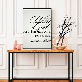 Kerk Muurkunst Schrift Bijbelcitaat Poster
