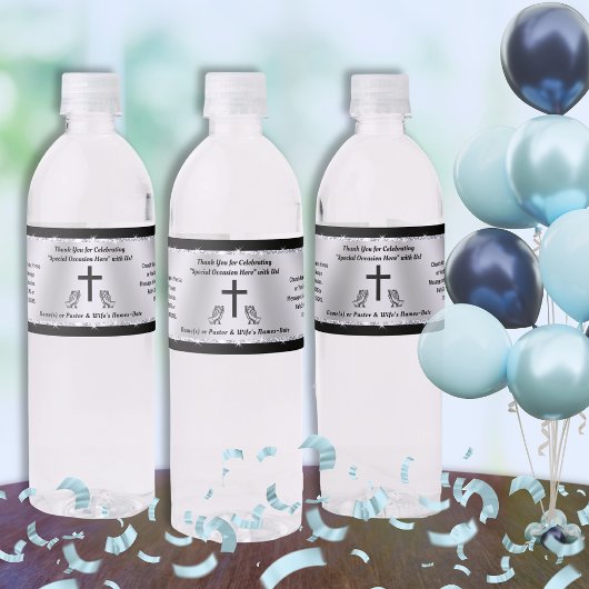 Kerk of, Christelijk Waterfles Stickers, Aangepast Waterfles Etiket