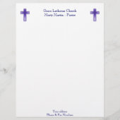 Kerk of pastor Letterhead Persoonlijk Briefhoofd (Voorkant)