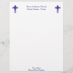 Kerk of pastor Letterhead Persoonlijk Briefhoofd