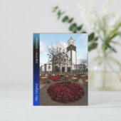 Kerk op de Azoren Briefkaart (Staand voorkant)
