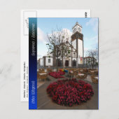 Kerk op de Azoren Briefkaart (Voorkant / Achterkant)